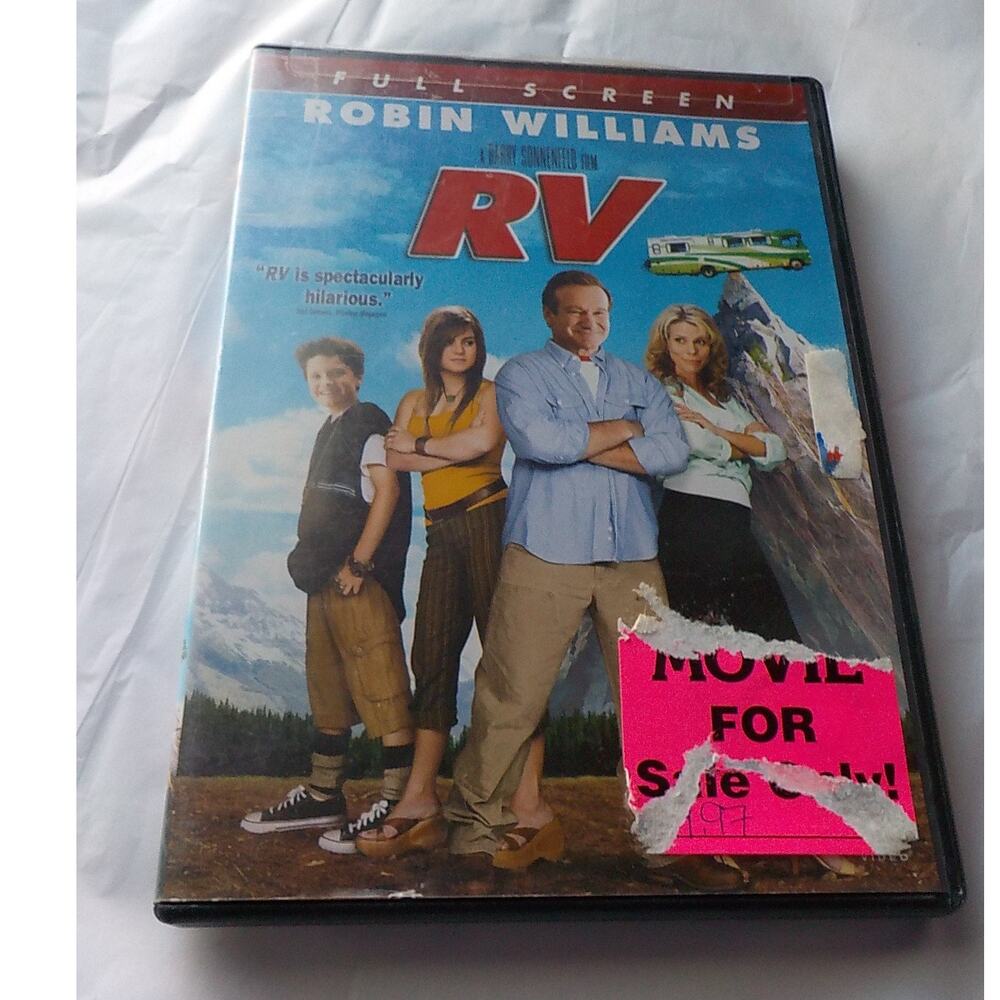 RV Movie DVD Disc Columbia Pictures Robin Williams PG Full Screen
